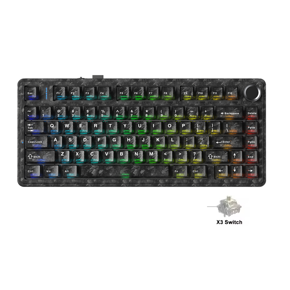 Gaming Keyboard Hot Swappable - Tastiera da gaming wireless AULA F75