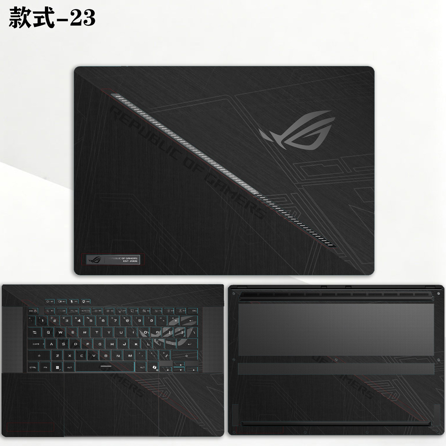 Gaming Keyboard 2026 - Adesivo pretagliato per laptop da gaming