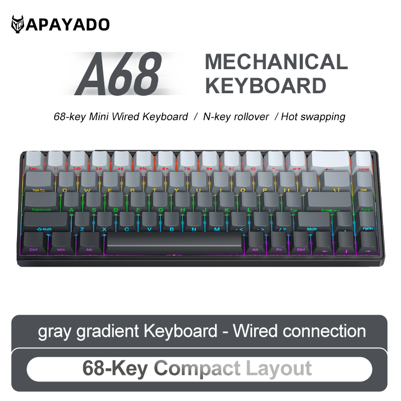 Tastiera Meccanica Cablata APA - Gaming Keyboard Hot Swappable recensione e prezzo